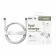 PanzerGlass empower by PanzerGlass Racing 240W USB-C to USB-C Cable USB 2.0 2M Silver White #2
