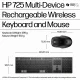 HP 725 Multi-Device Rechargeable Wireless Keyboard and Mouse Combo #5