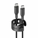 PanzerGlass empower by PanzerGlass Racing 240W USB-C to USB-C Cable USB 2.0 1.2M Space Black