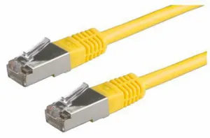 ROLINE S/FTP (PiMF) Patch Cord, Cat.6, yellow 2.0m