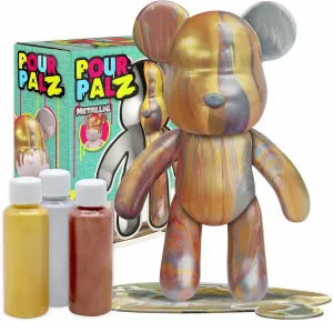 Gear2Play Pour PalZ Large Paint Bear 'Metallic Metal Magic'
