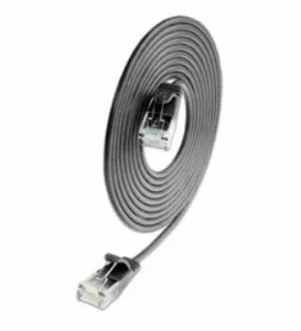 SLIM Patchcords SLIM-L-UU-K6A 1.5 BK