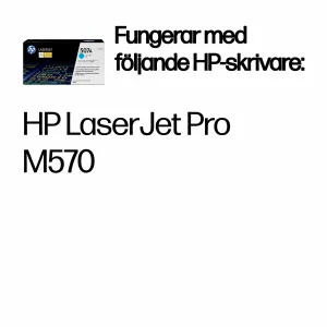 HP 507A Cyan Original LaserJet Toner Cartridge