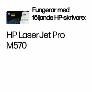 HP 507A Yellow Original LaserJet Toner Cartridge