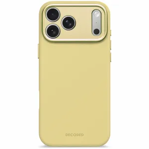 Decoded Silicone Backcover Apple iPhone 17 Pro Max Yuma Yellow