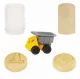 MGA Entertainment Wonder Factory Never Dry Sand Construction Trucks - Light Brown + Dump Truck