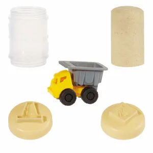 MGA Entertainment Wonder Factory Never Dry Sand Construction Trucks - Light Brown + Dump Truck