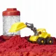 MGA Entertainment Wonder Factory Never Dry Sand Construction Trucks - Red + Excavator #5