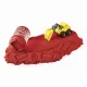 MGA Entertainment Wonder Factory Never Dry Sand Construction Trucks - Red + Excavator #3