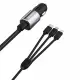 DUDAO R5ProN 3.4A Car Charger Built-in cables