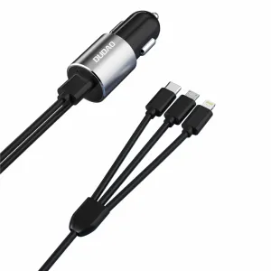DUDAO R5ProN 3.4A Car Charger Built-in cables