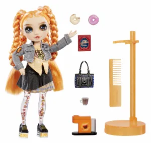 MGA Entertainment Rainbow High Sparkle & Shine Fashion Dolls- Clementine (Orange)