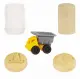 MGA Entertainment Wonder Factory Never Dry Sand Construction Trucks - Light Brown + Dump Truck