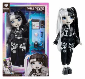 MGA Entertainment Rainbow High Shadow High Fashion Doll Girls' Night - Heather (black/white hair)