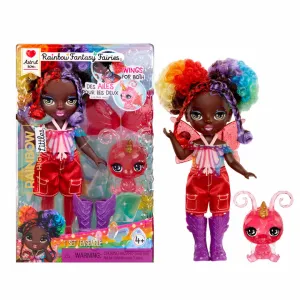 MGA Entertainment Rainbow High Littles Rainbow Fantasy Fairies Doll- Astrid (Rainbow)
