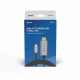 Savio USB-C to HDMI 2.0B cable 2m silver / black gold tips CL-171 #2