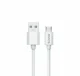 Savio USB cable 3 m USB 2.0 USB A - Micro USB White CL-167