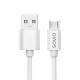 Savio USB cable 3 m USB 2.0 USB A - Micro USB White CL-167 #2