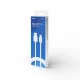 Savio USB cable 3 m USB 2.0 USB A - Micro USB White CL-167 #3