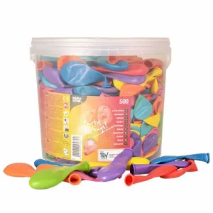 Papstar Balloons Ø 19 cm colours assorted in box