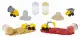 MGA Entertainment Wonder Factory Never Dry Sand Construction Trucks - Red + Excavator #6