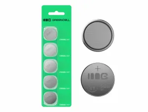 Green Cell 5x lithium battery CR2025 CR 2025 3V 160mAh Greencell button cell Blister