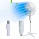 Extralink BRYZA, ESF-40D-WH, STANDING FAN, 3 BLADES, 3 SPEED SETTINGS, WHITE #2