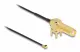 DeLOCK Antenna Cable SMA 90° PCB jack bulkhead