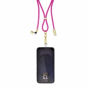 Intenso Handykette als Lade- + Datenkabel USB-C bis 1,65m neon pink