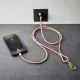 Intenso Handykette als Lade- + Datenkabel USB-C bis 1,65m neon mix #14