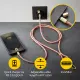 Intenso Handykette als Lade- + Datenkabel USB-C bis 1,65m neon mix #4