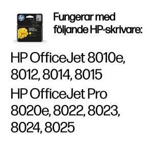 HP 912XL High Yield Yellow Original Ink Cartridge