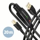 Axagon ADR-220B USB 2.0 A-M -> B-M active connecting/repeater cable 20m