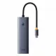 Baseus ULTRAJOY 7 İN 1 MULTİFONKSİYONEL HUB ADAPTÖR-UZAY GRİ