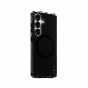 PanzerGlass CARE by PanzerGlass Smokey Case w. Black Qi Compatible Samsung Galaxy S25