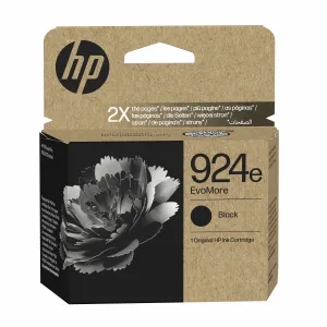 HP 924e EvoMore Black Original Ink Cartridge