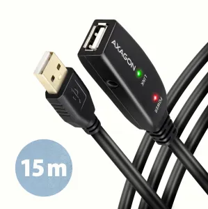 Axagon ADR-215 USB 2.0 A-M -> A-F active extension/repeater cable 15m