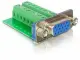 DeLOCK Adapter VGA female > Terminal Block 16pin