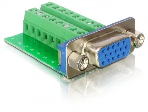 DeLOCK Adapter VGA female > Terminal Block 16pin