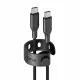 PanzerGlass empower by PanzerGlass Racing 60W USB-C to USB-C Cable USB 2.0 2M Space Black