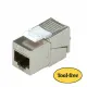 ROLINE Cat.6/Class E Keystone Jack, RJ-45, shielded, SLIM, toolless silver #2