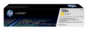 HP 126A Yellow Original LaserJet Toner Cartridge