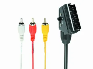 Gembird SCART/3 x RCA
