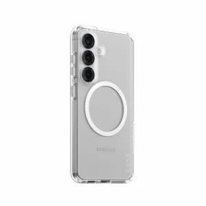 PanzerGlass CARE by PanzerGlass Urban Combat Case Transparent w. White Qi Compatible Samsung Galaxy S25