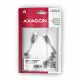 Axagon Data and charging USB 2.0 cable 1.1 m long. PD 60W, 3A. Black twisted. #8