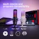 HyperX QuadCast S - USB Microphone (White-Grey) - RGB Lighting #17