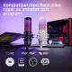 HyperX QuadCast S - USB Microphone (White-Grey) - RGB Lighting #9