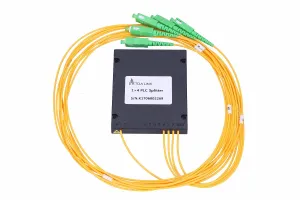 Extralink 1:4 PLC SPLITTER SC/APC 2.0MM 1.5M G657A ABS MODULE