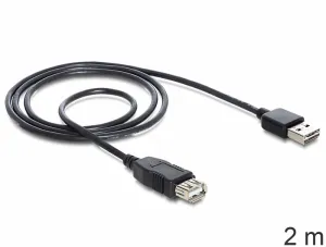 DeLOCK EASY-USB 2.0-A - USB 2.0-A, 2m