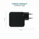 Mobilis Charger 100W 2USB C 1USBA GaN cable 100W #5
